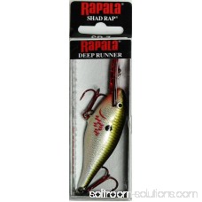 Rapala Shad Rap-3/4 7 2.75 5/16 oz 5'-11' Fish Lure, Olive Green Craw 555613607